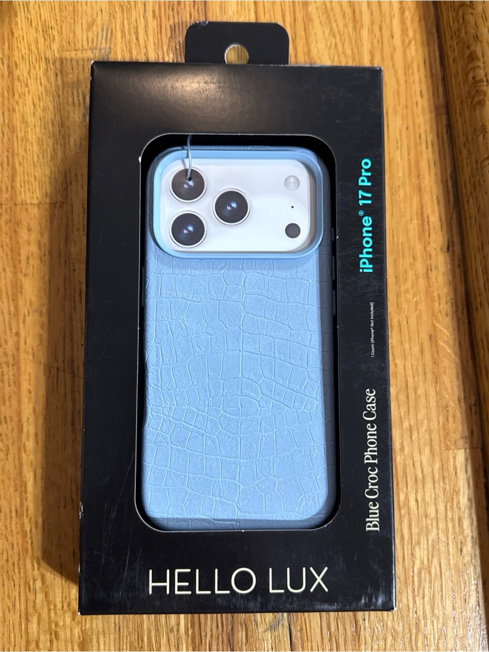 Blue Croc iPhone Case for iPhone 17 Pro